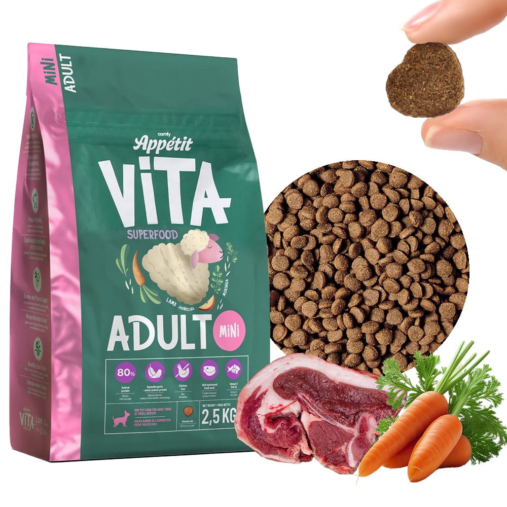 Comfy Appetit Vita Mini Lamb Karma Sucha Dla Psa Jagnięcina 2,5kg